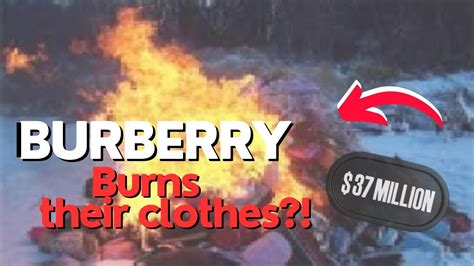 burberry burning clothes reddit|why does h&m destroy merchandise.